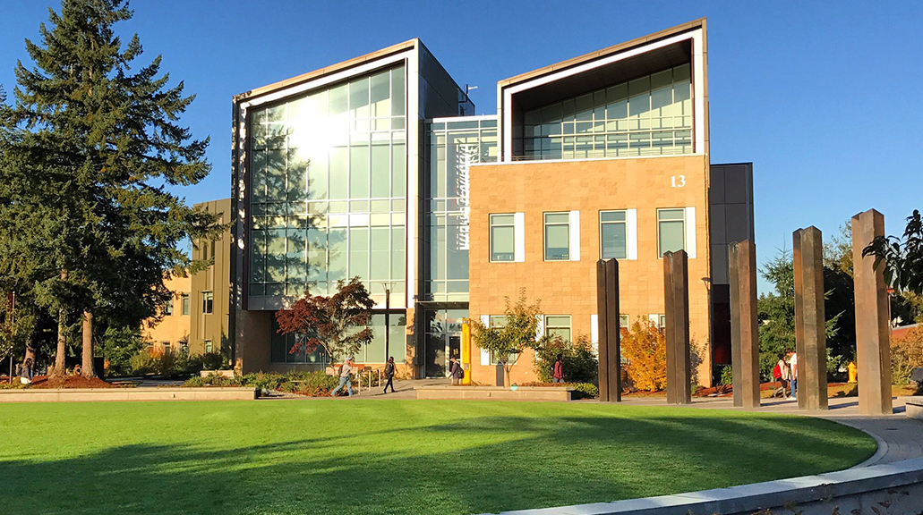 An image of TCC's Hardned Center, the healthcare building on campus
